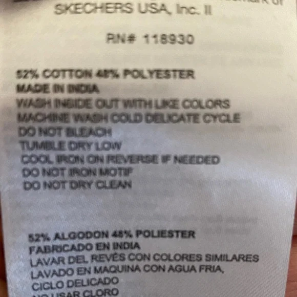 #S124- NWT Skechers Dreamy Escape Tee - Light Pink Graphic - 3xl - Picture 7 of 7